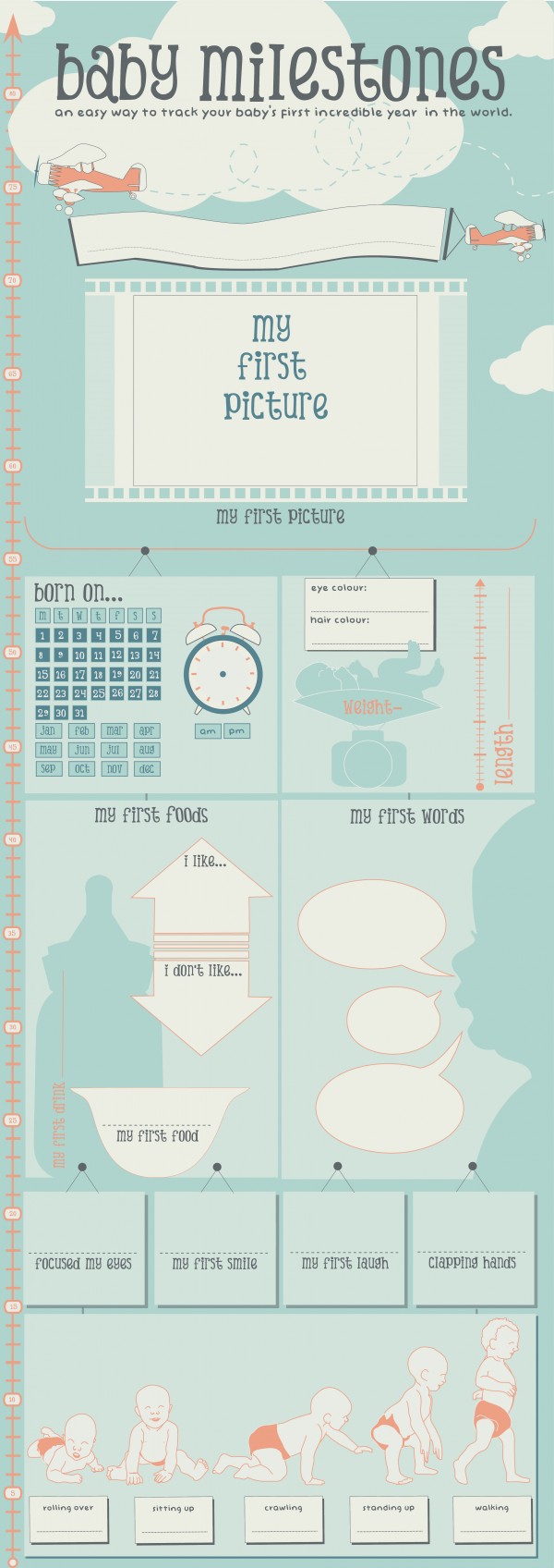 Baby Milestones development timeline