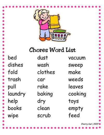 8 ways to use a chore list for kids to get a little help around the house