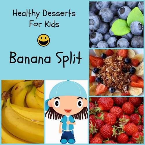 healthy desserts for kids pinterest banana split